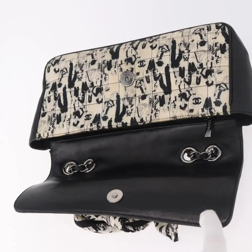 Chanel Choco Bar Chain Shoulder Bag Black